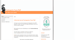Desktop Screenshot of podologie-pfaff.de